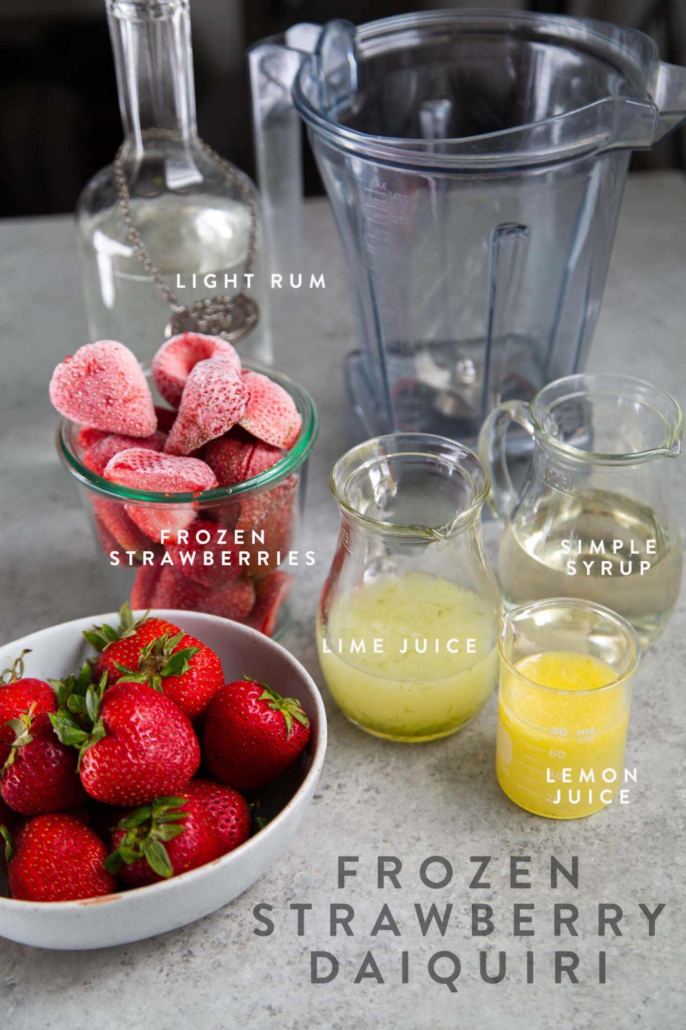 Frozen Strawberry Daiquiri The Little Epicurean