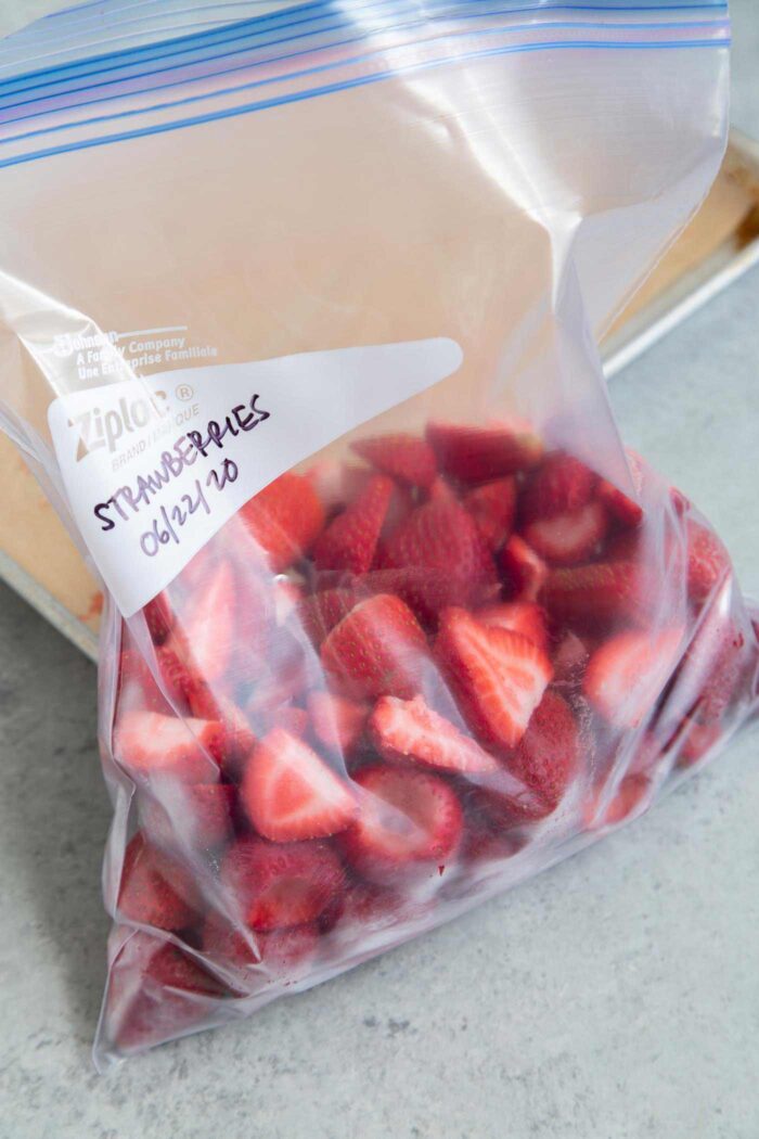 How To Freeze Strawberries - The Little Epicurean