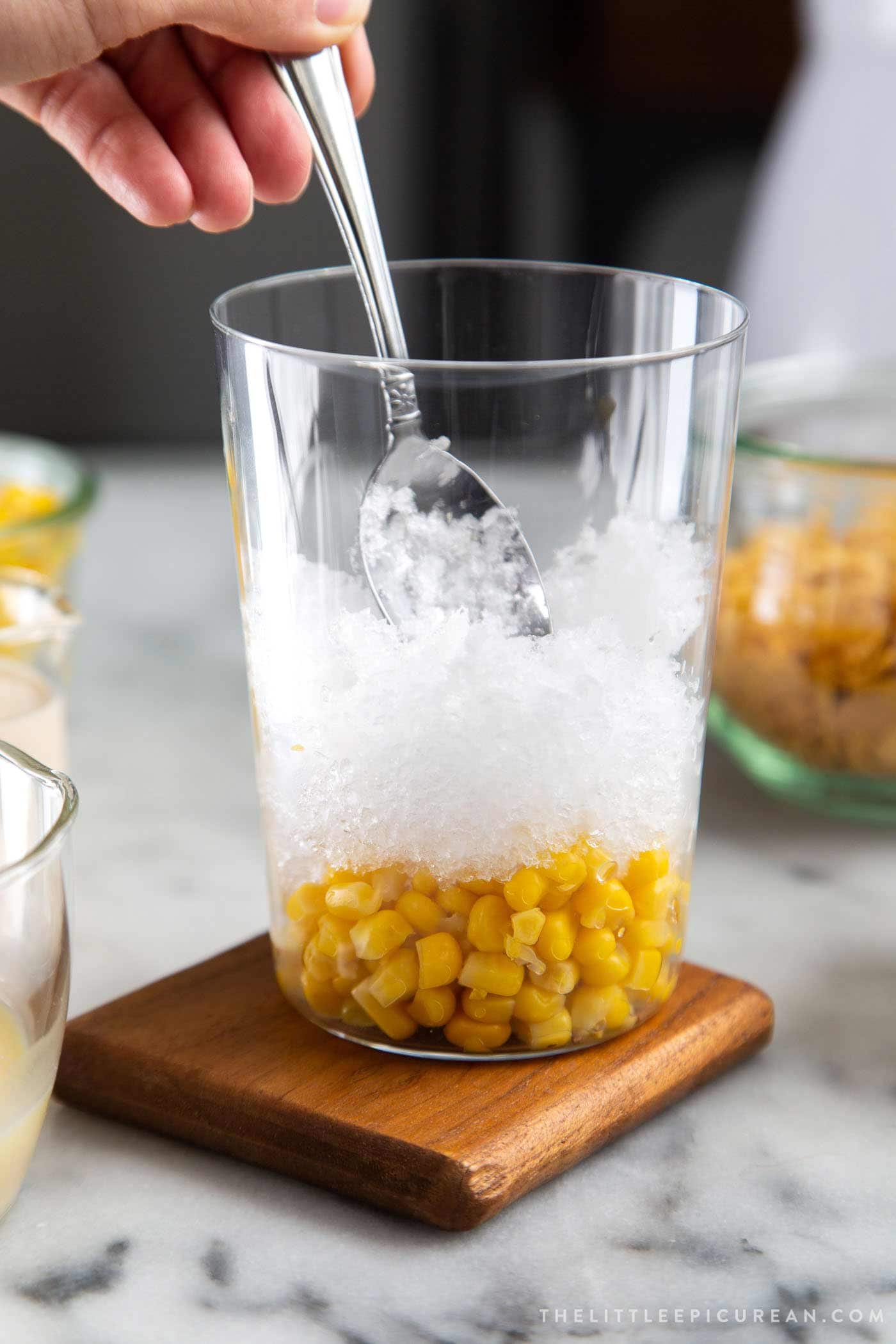 How to make Filipino Mais Con Yelo with homemade corn ice cream