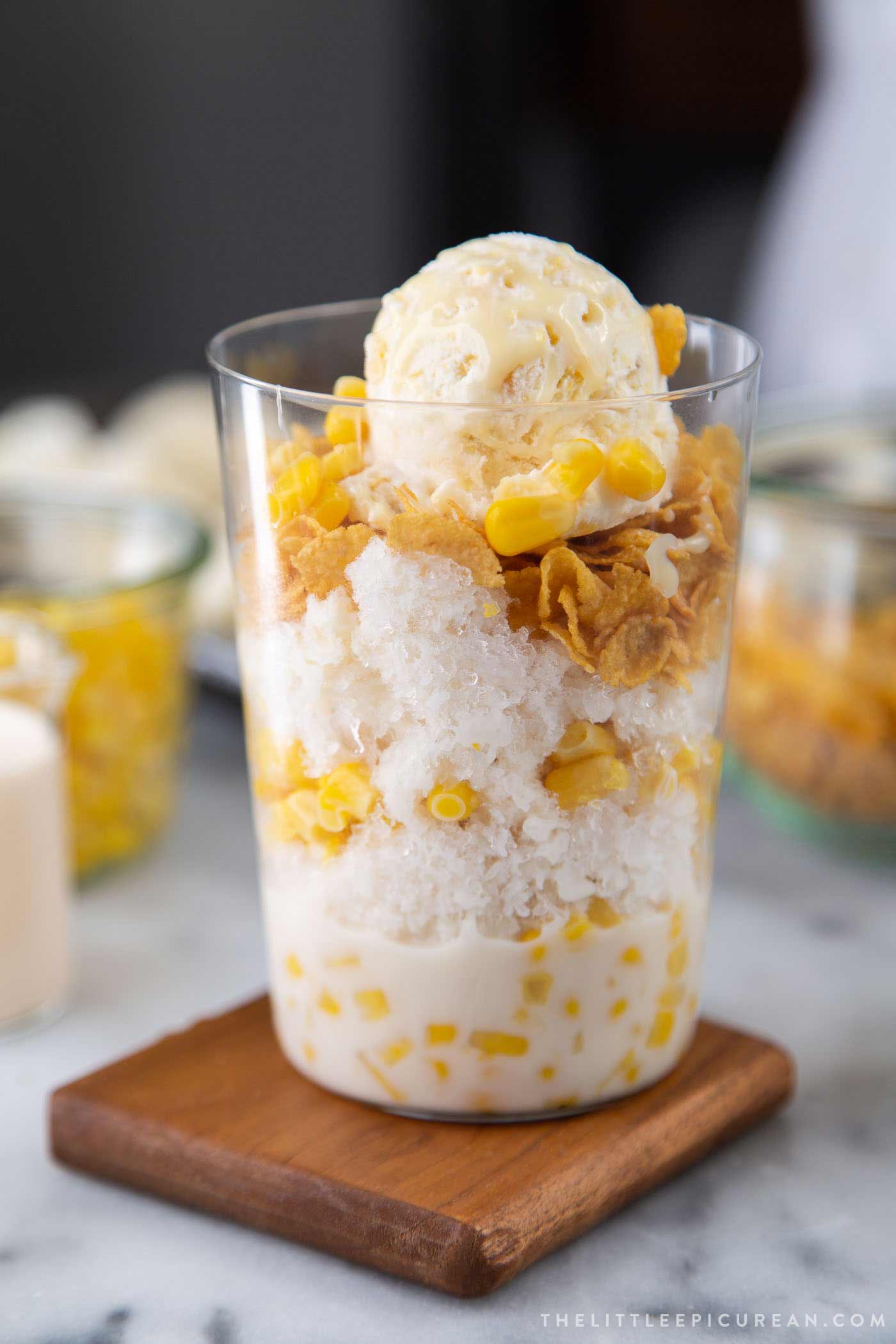 How to make Filipino Mais Con Yelo with homemade corn ice cream