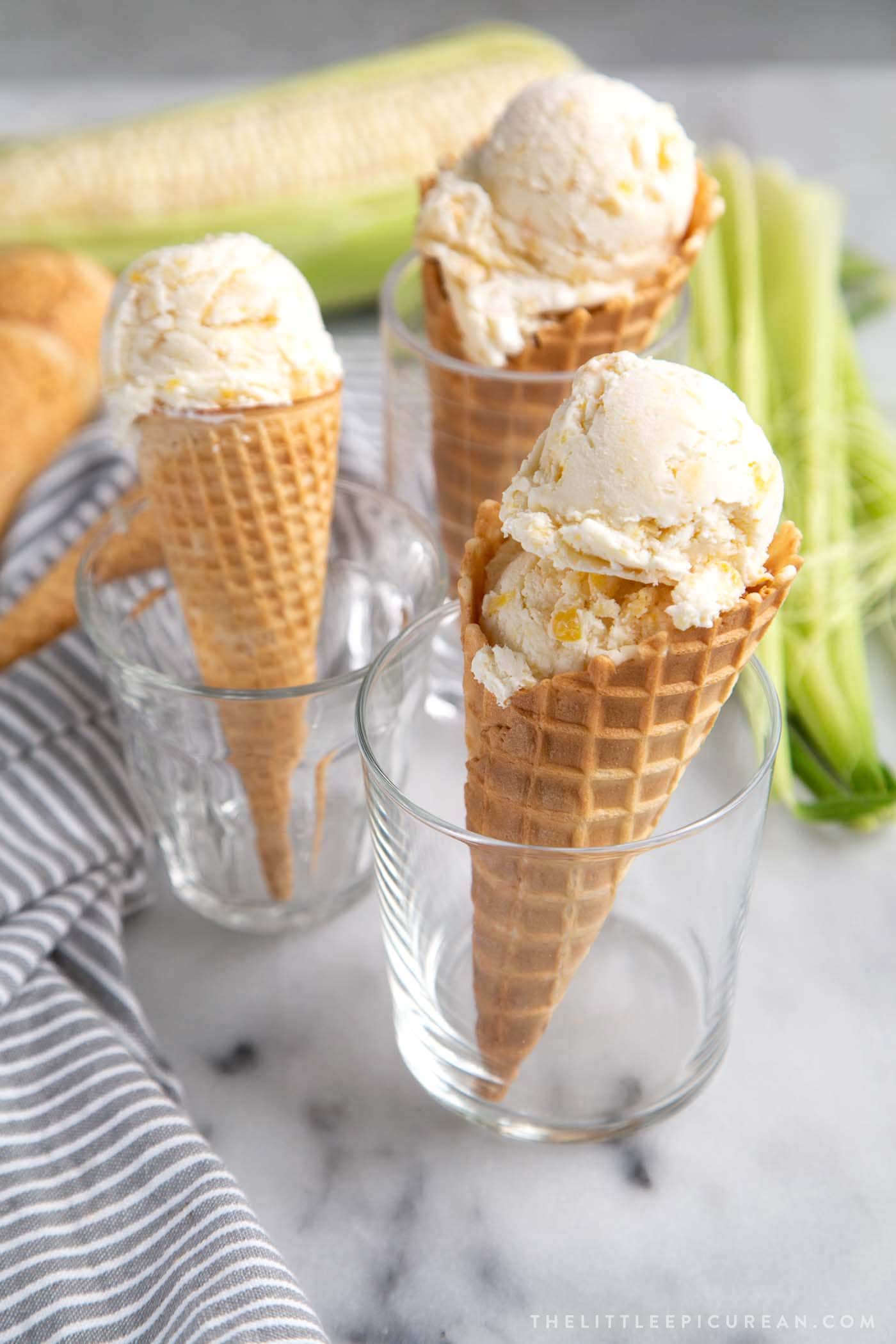 No Churn Corn Ice Cream