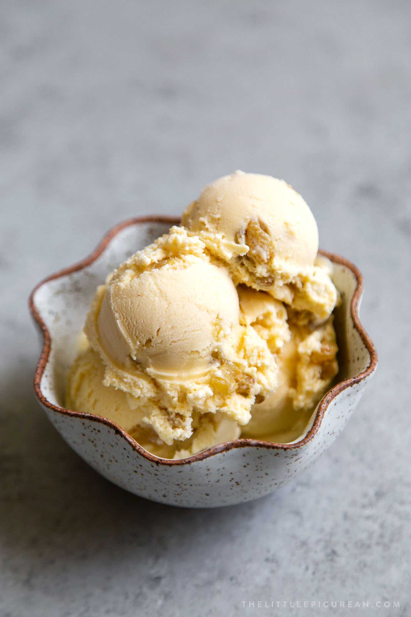 Rum raisin ice cream recipe