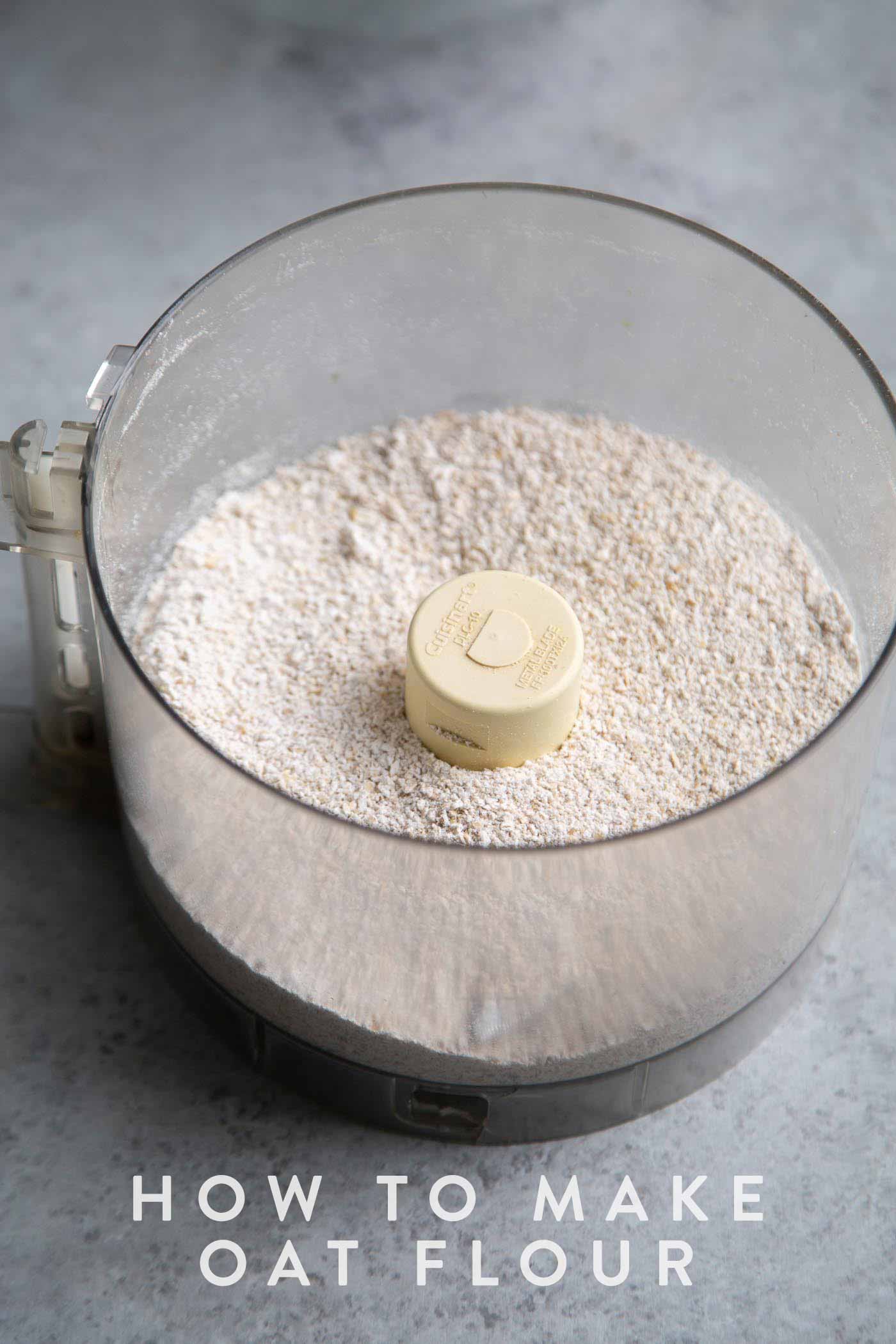 How to Make Oat Flour