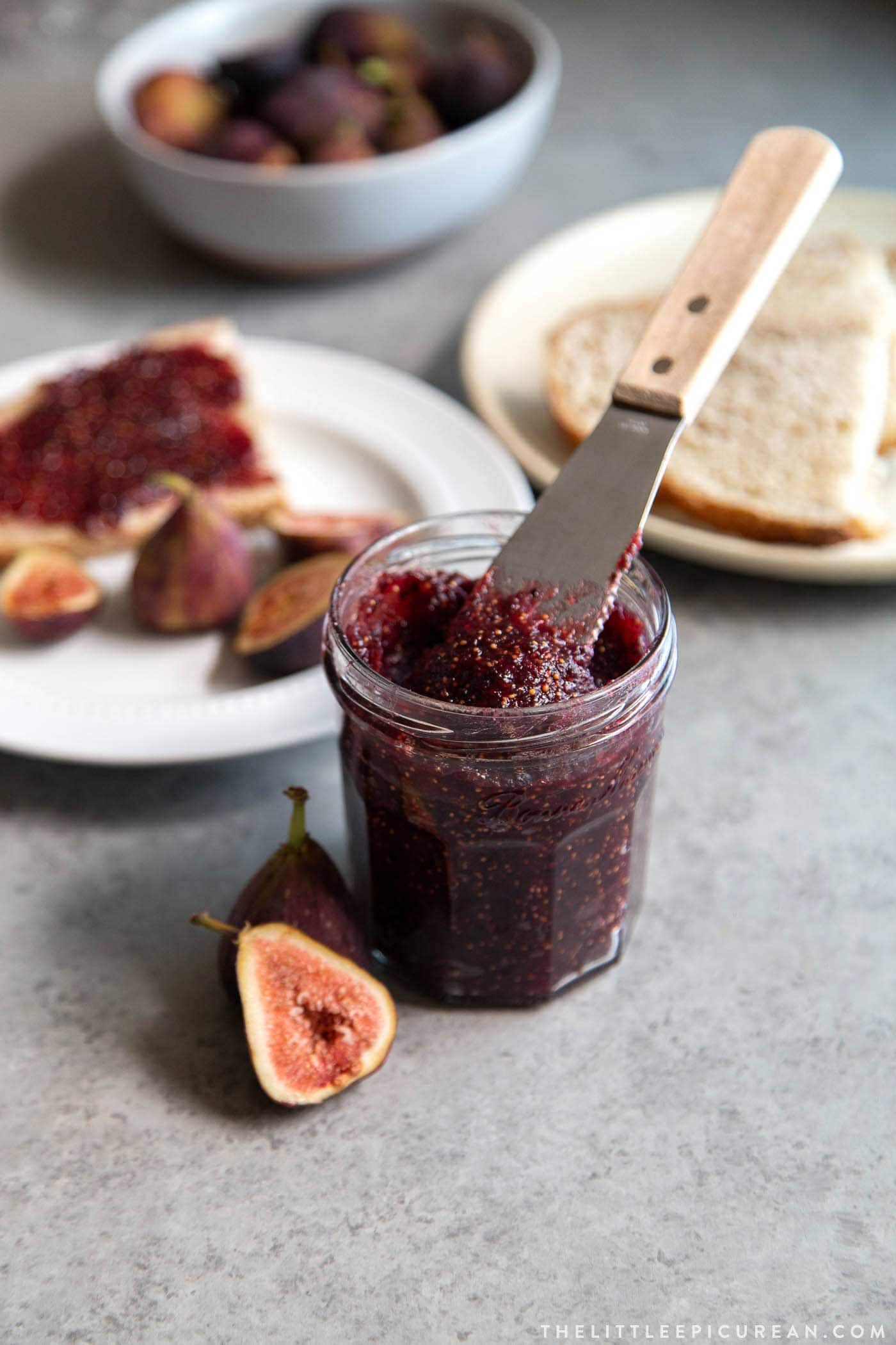 Homemade Vanilla Bean Fig Jam