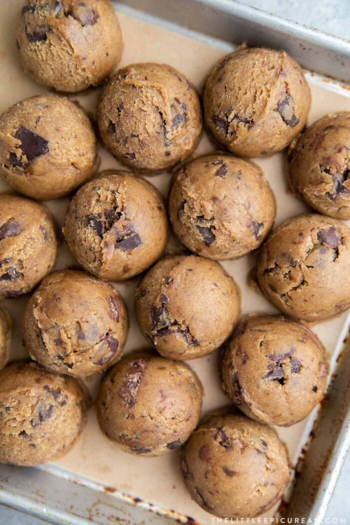 Rye Chocolate Chip Cookie Dough Scoops