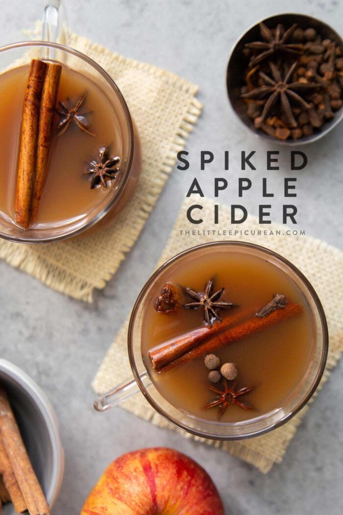 Spiked Apple Cider Cocktail