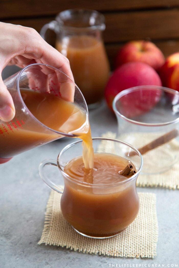 Spiked Apple Cider cocktail