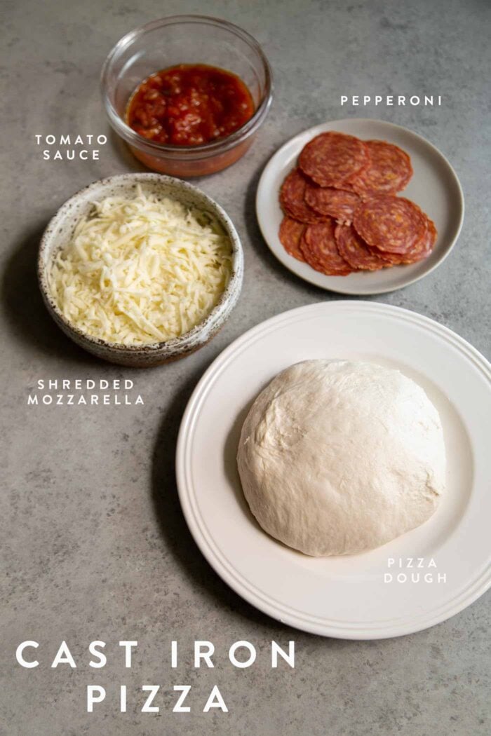 Cast Iron Skillet Pizza Ingredients