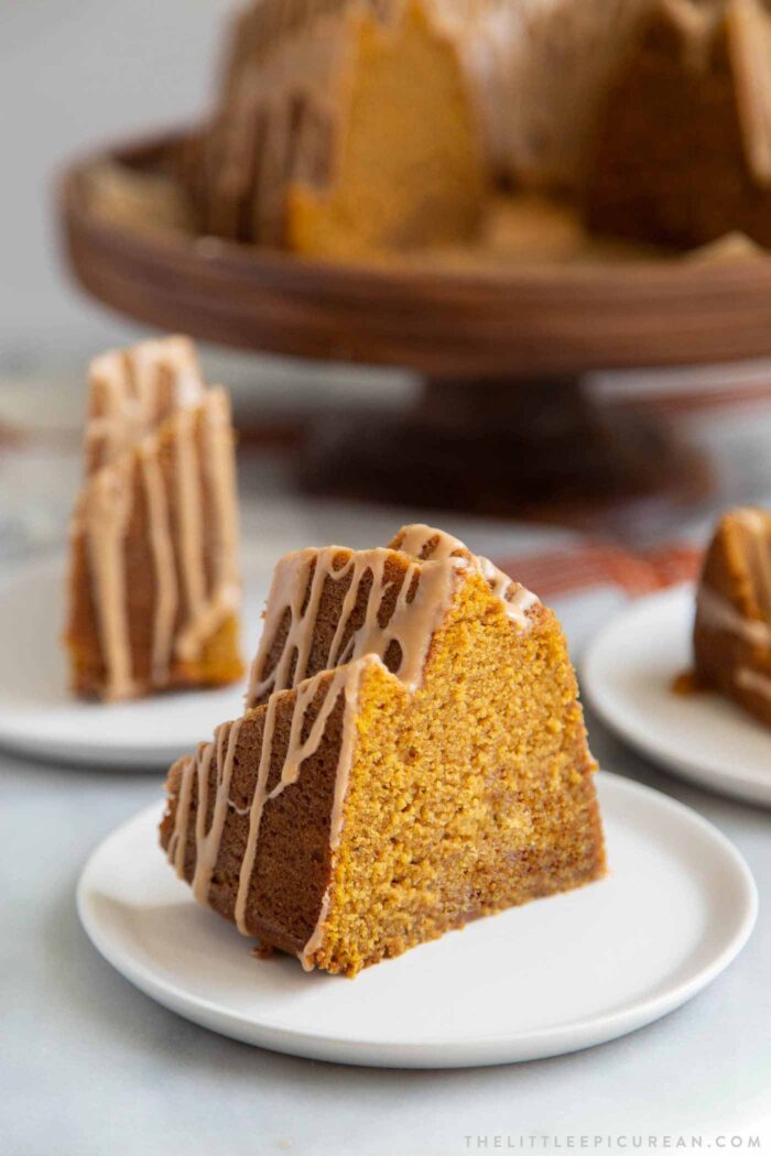 Pumpkin Bundt Cake Slice