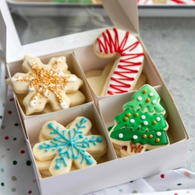 Decorated Holiday Sugar Cookies