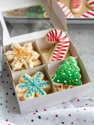 Decorated Holiday Sugar Cookies