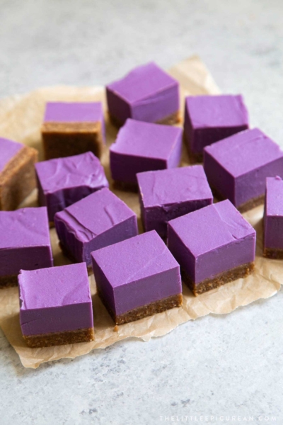 Purple Sweet Potato Pie Bars