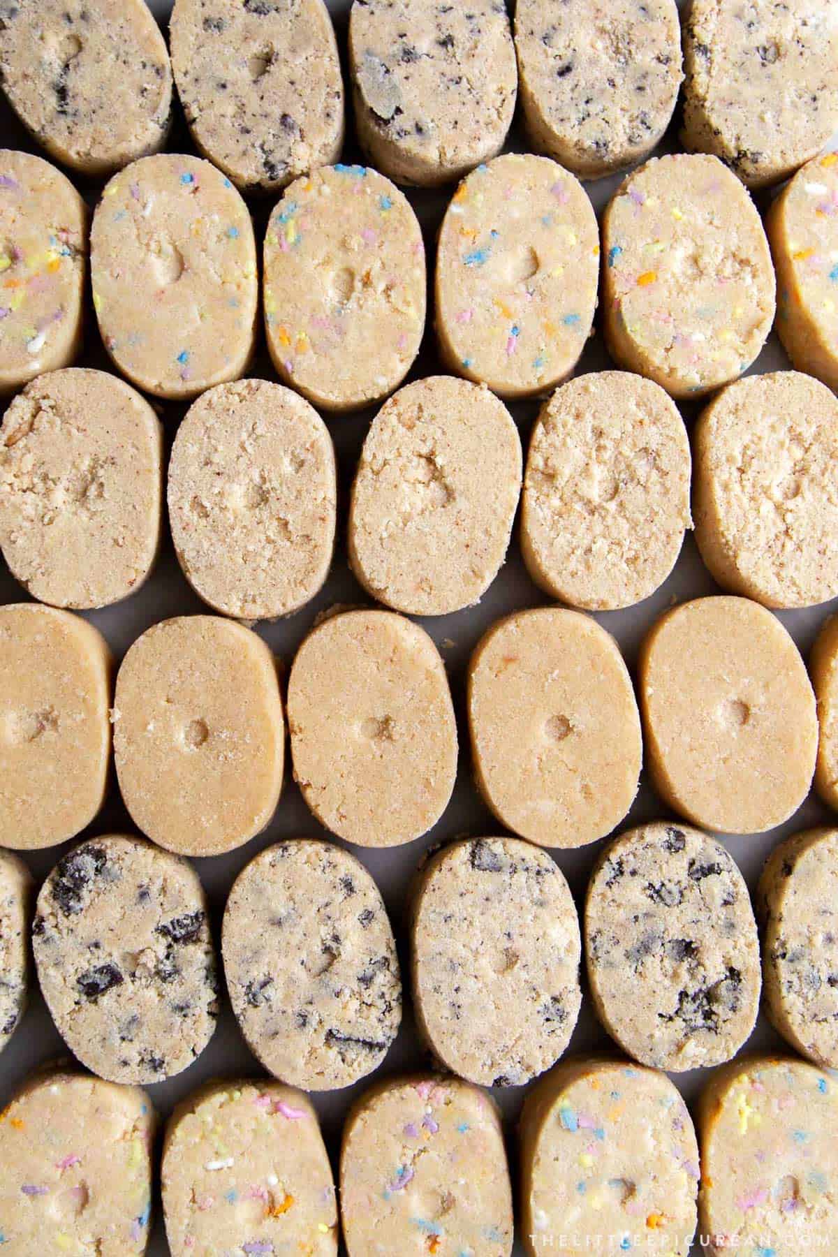 variety of homemade polvoron flavors