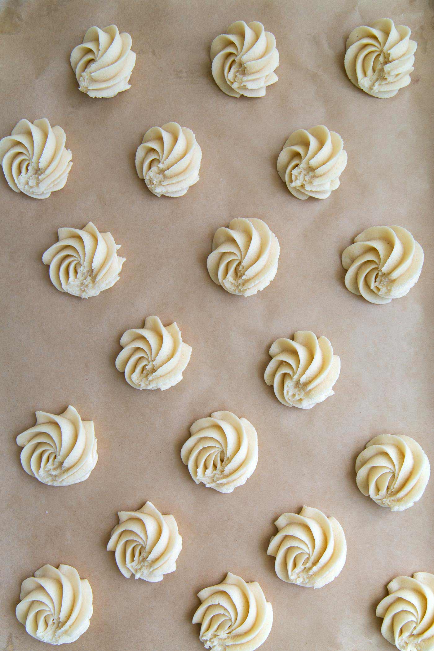 piped Danish butter cookies