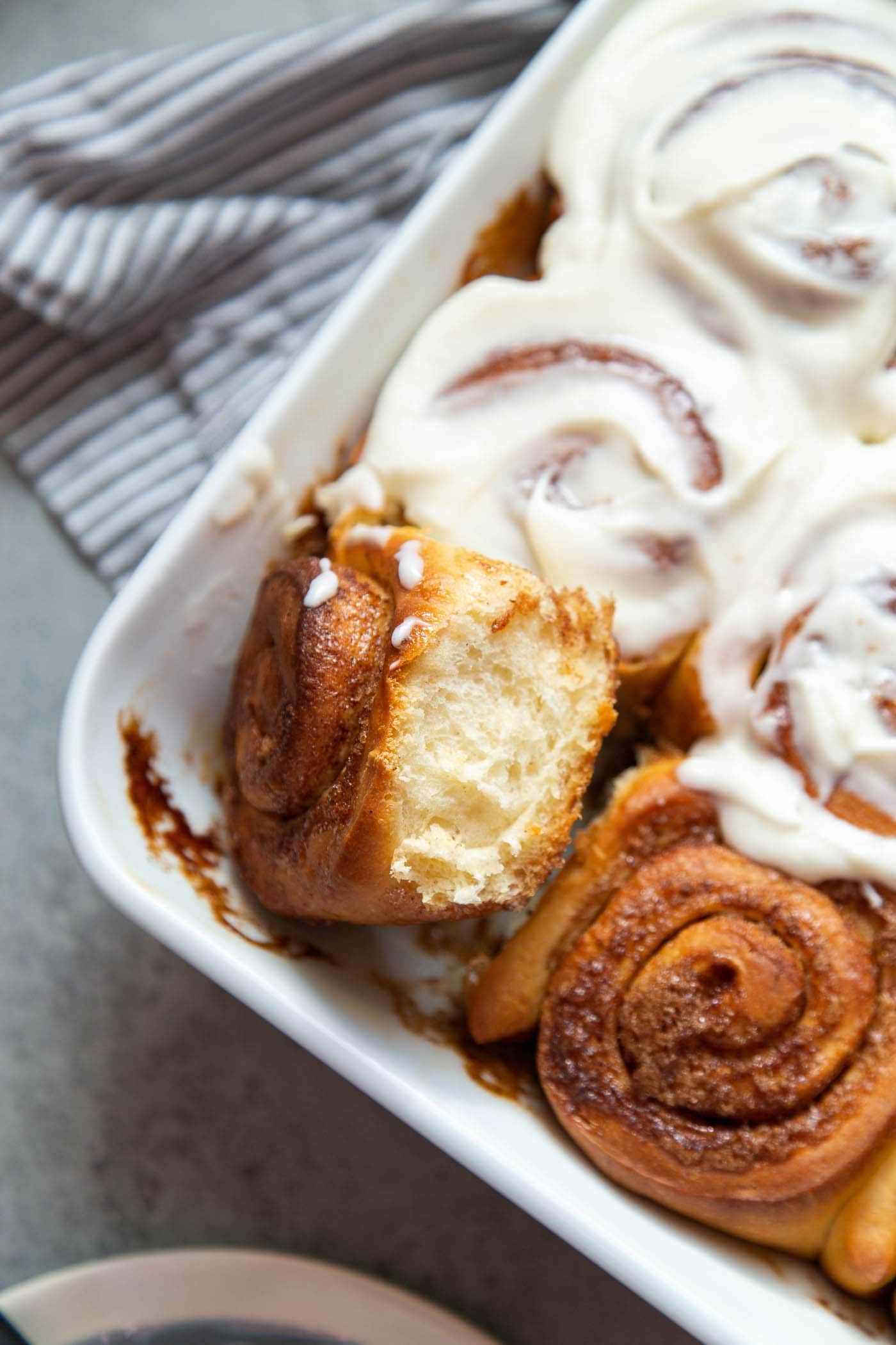 Eggnog Cinnamon Rolls