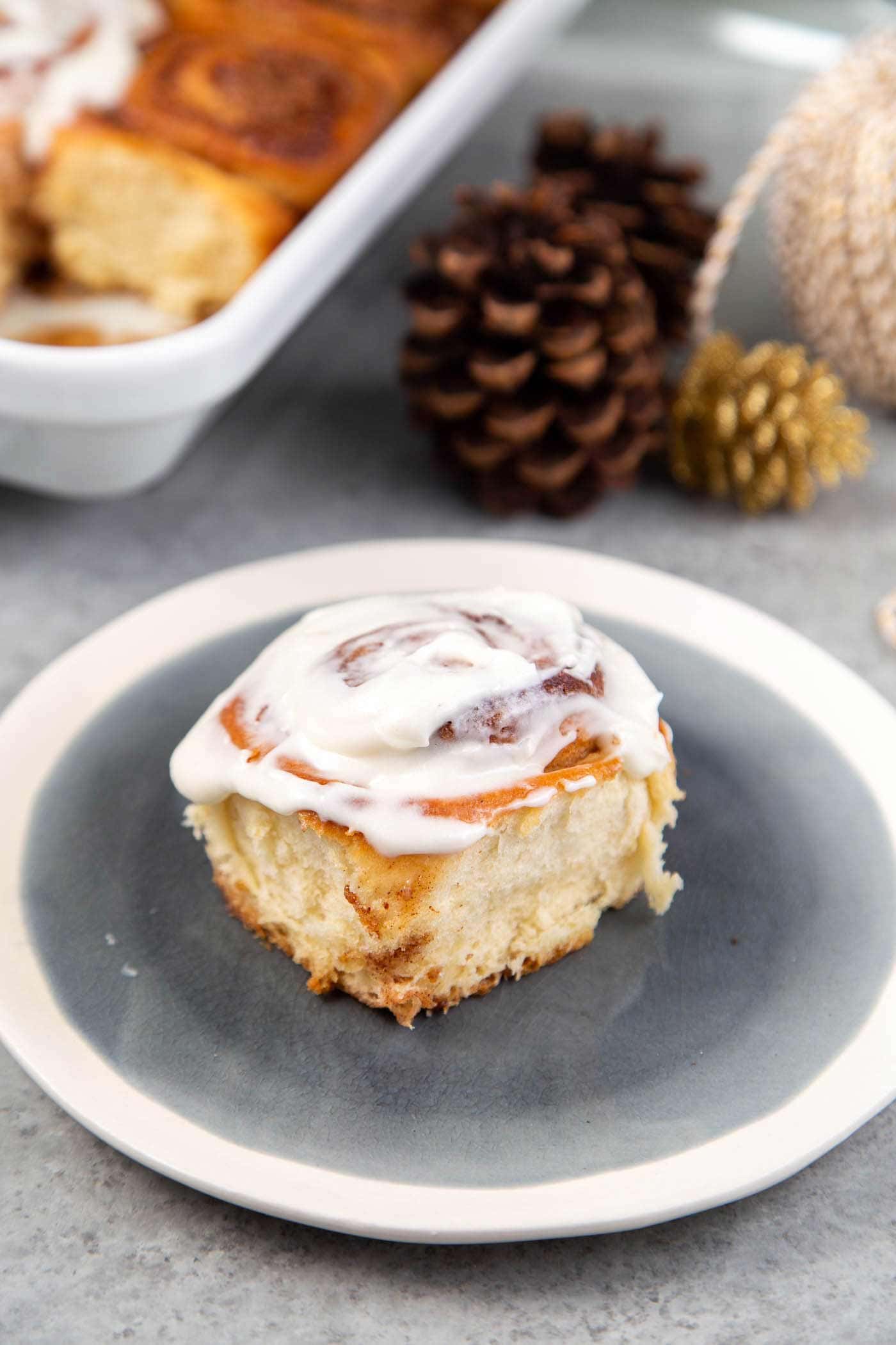 Eggnog Cinnamon Rolls