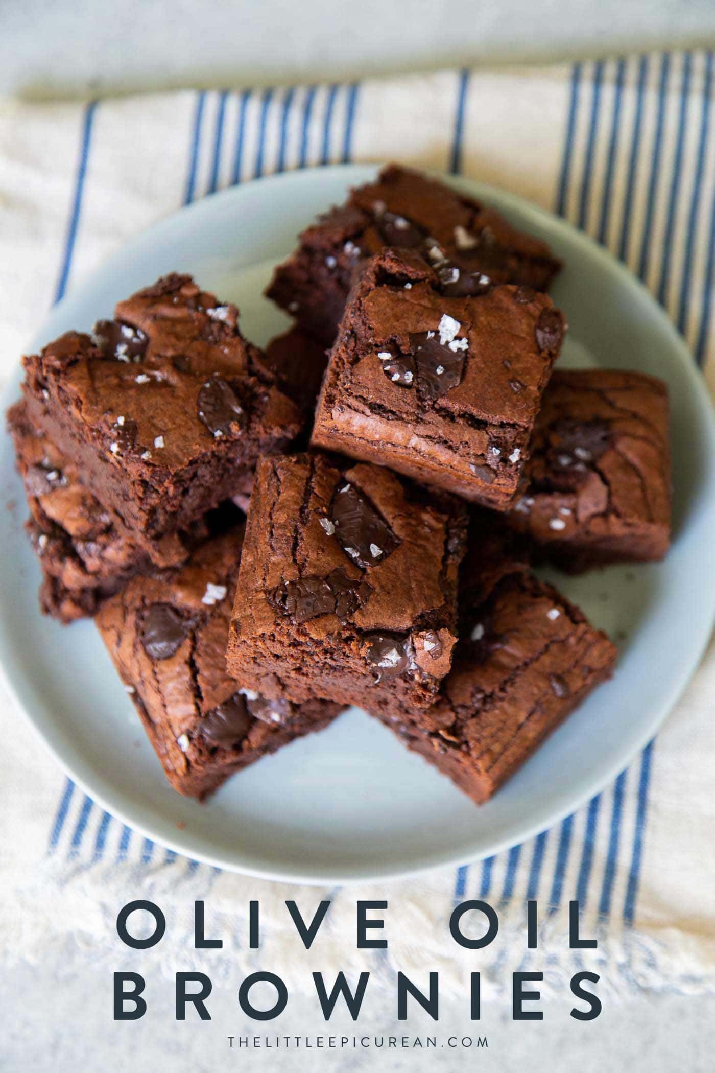 Sea Salt Olive Oil Brownies