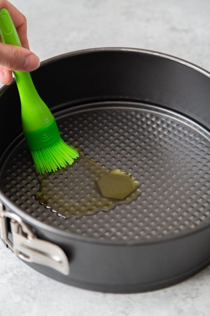 how to prep springform pan