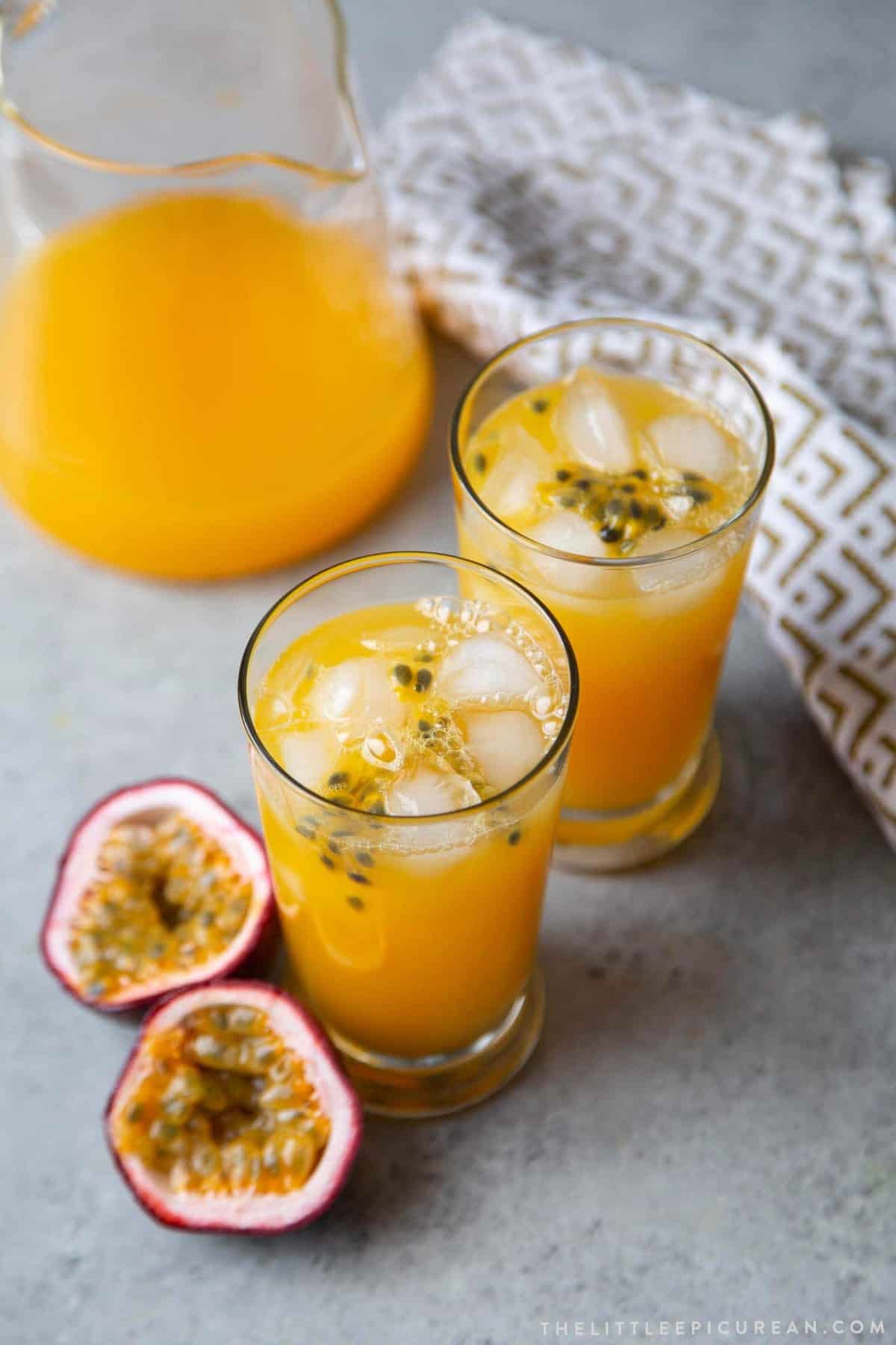 Passion Fruit Juice - The Little Epicurean