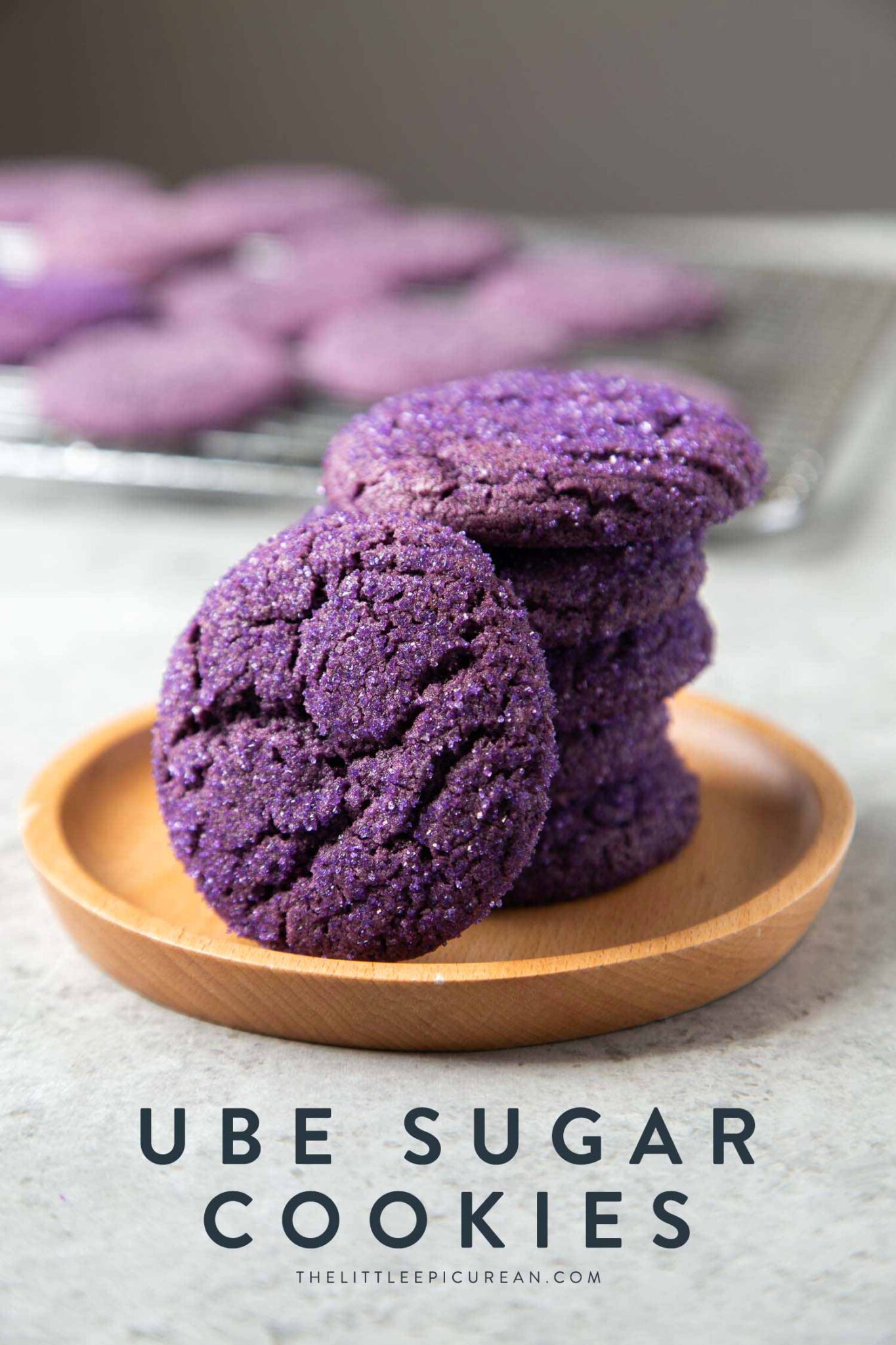 Ube Sugar Cookies The Little Epicurean