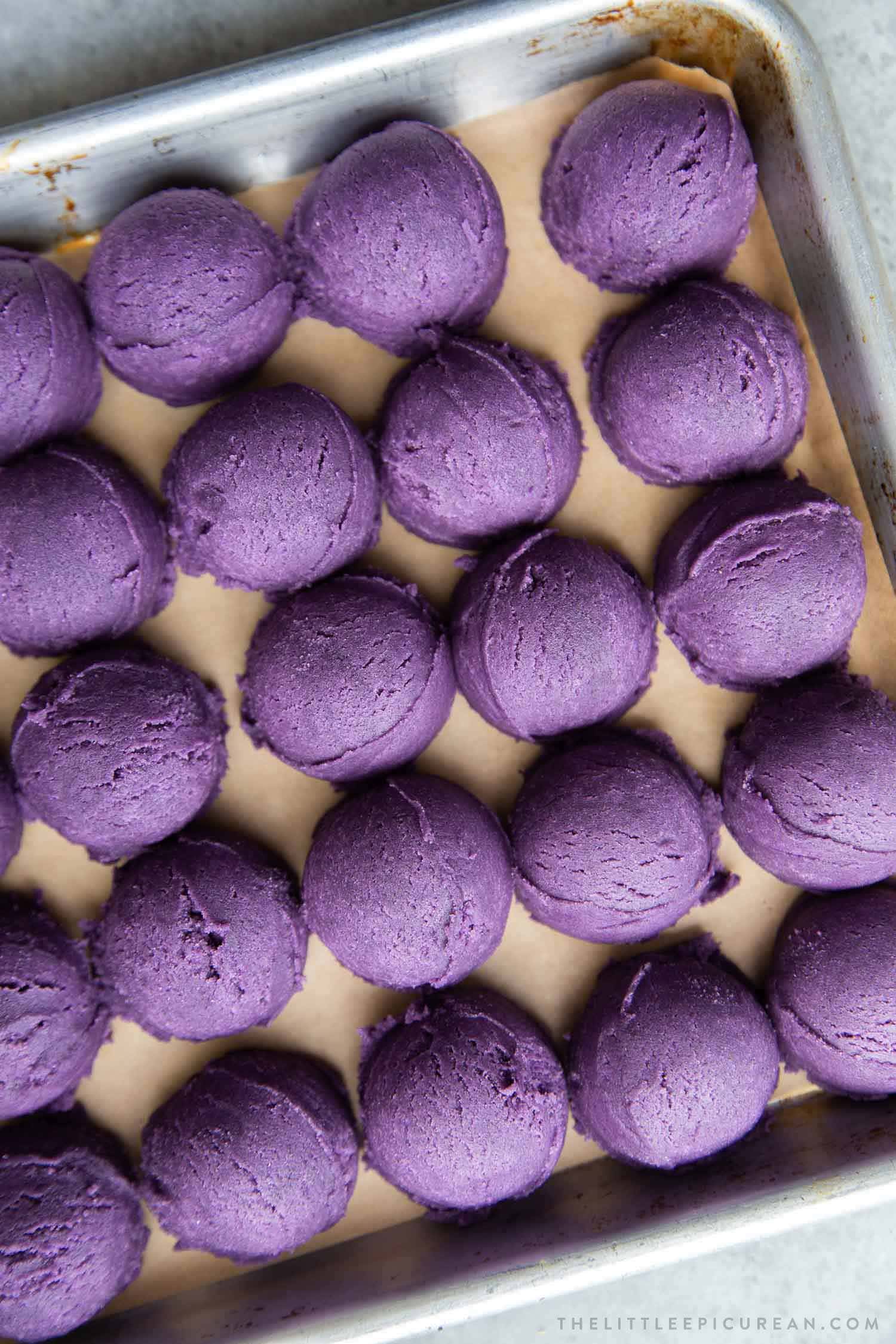 Purple Yam Ube Sugar Cookies