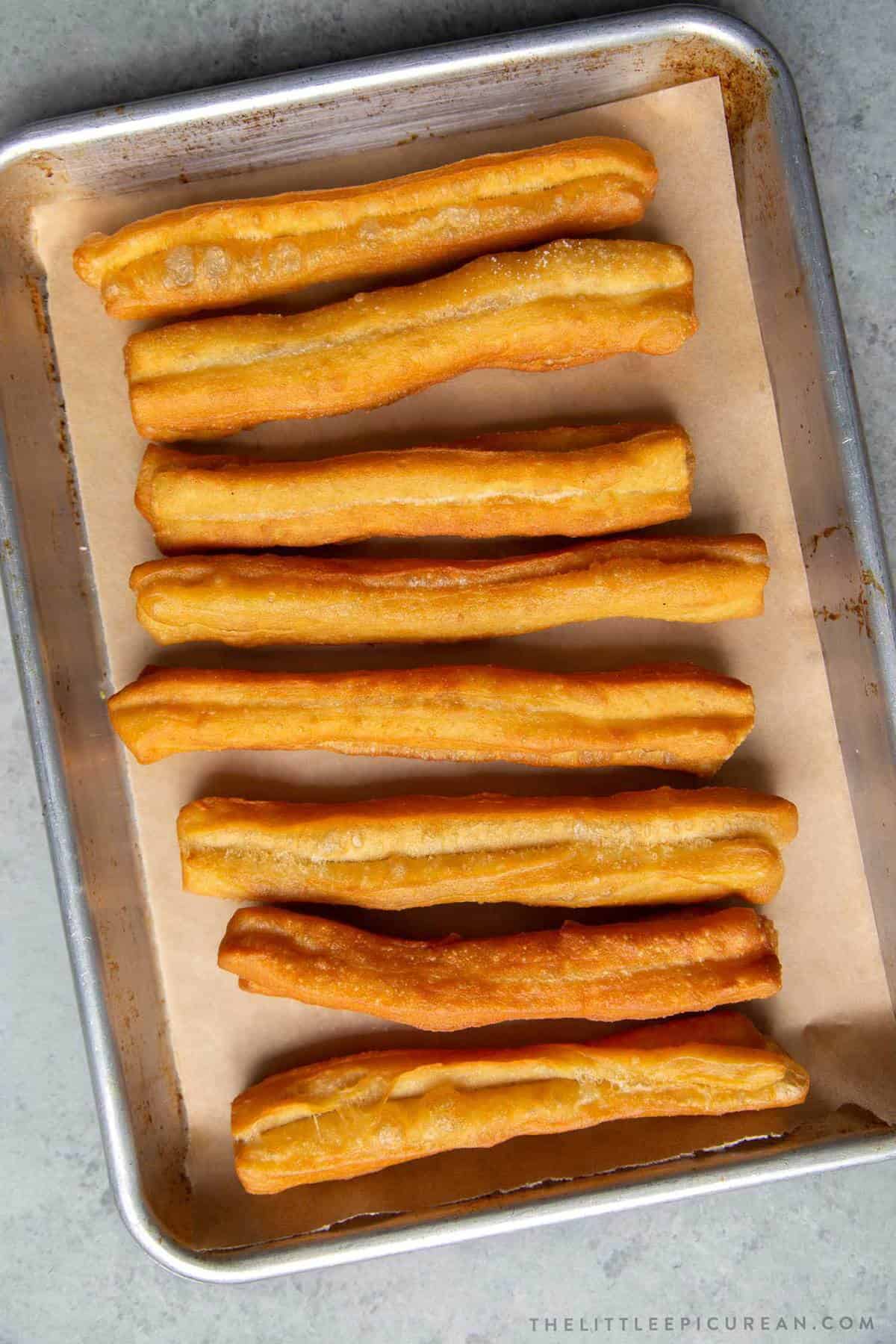 Youtiao Chinese Doughnut - The Little Epicurean