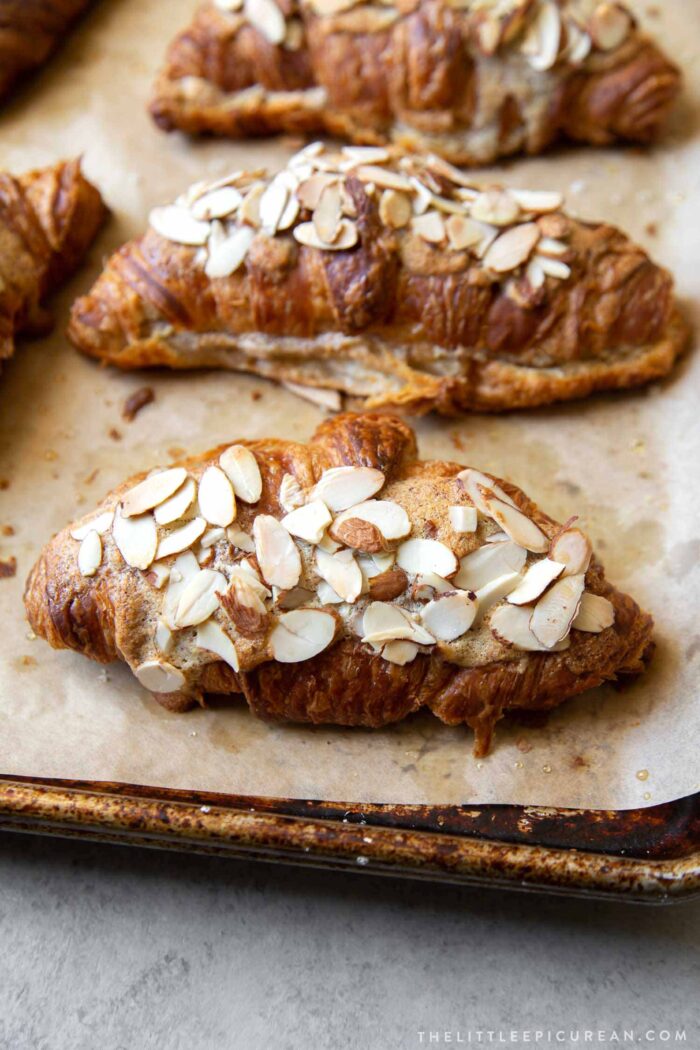 baked almond croissant