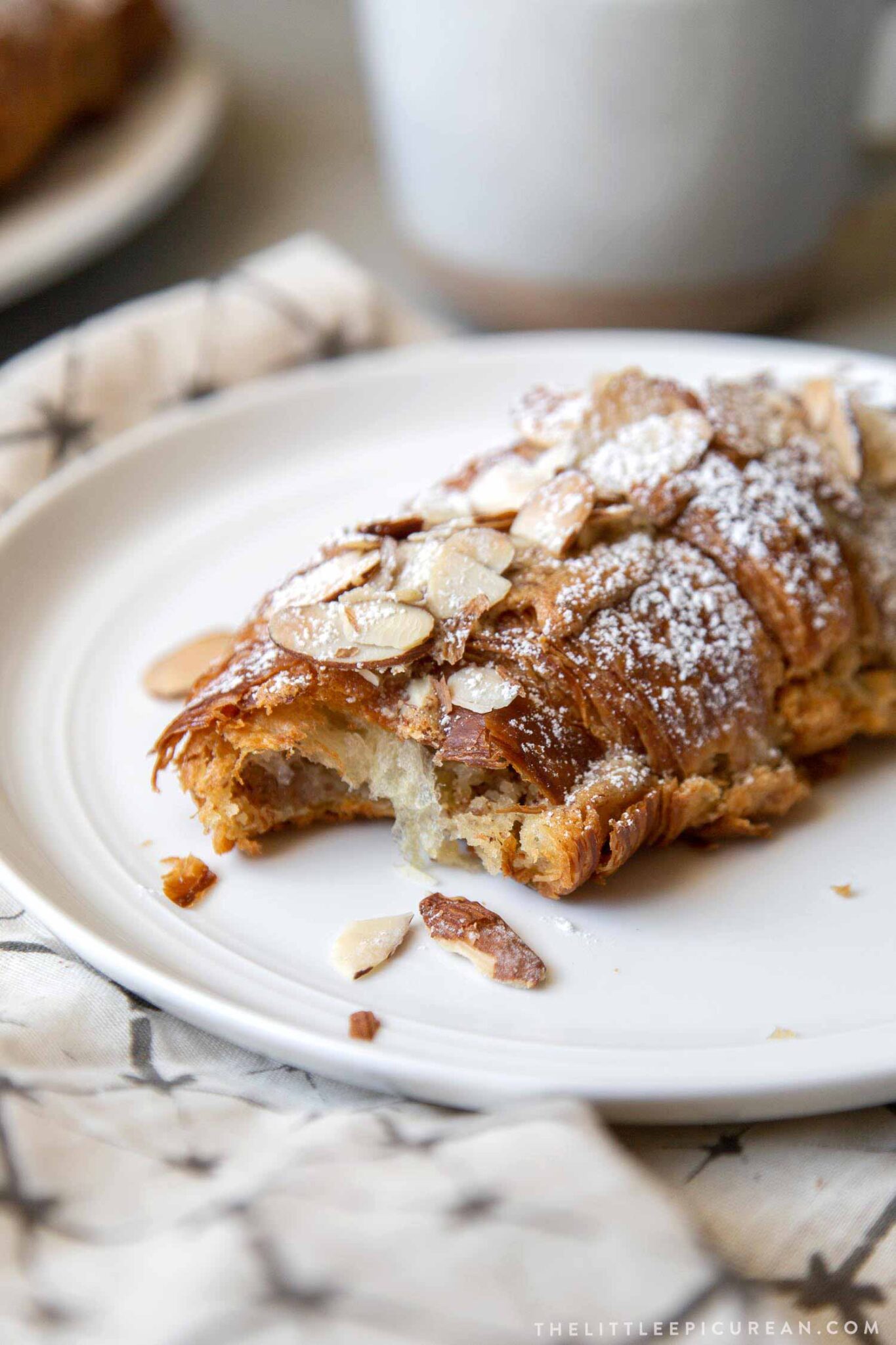 Almond Croissant The Little Epicurean