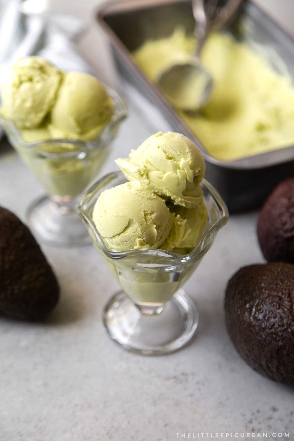 Avocado Ice Cream The Little Epicurean