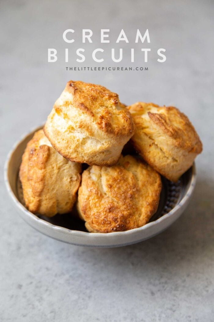 Small batch cream biscuits