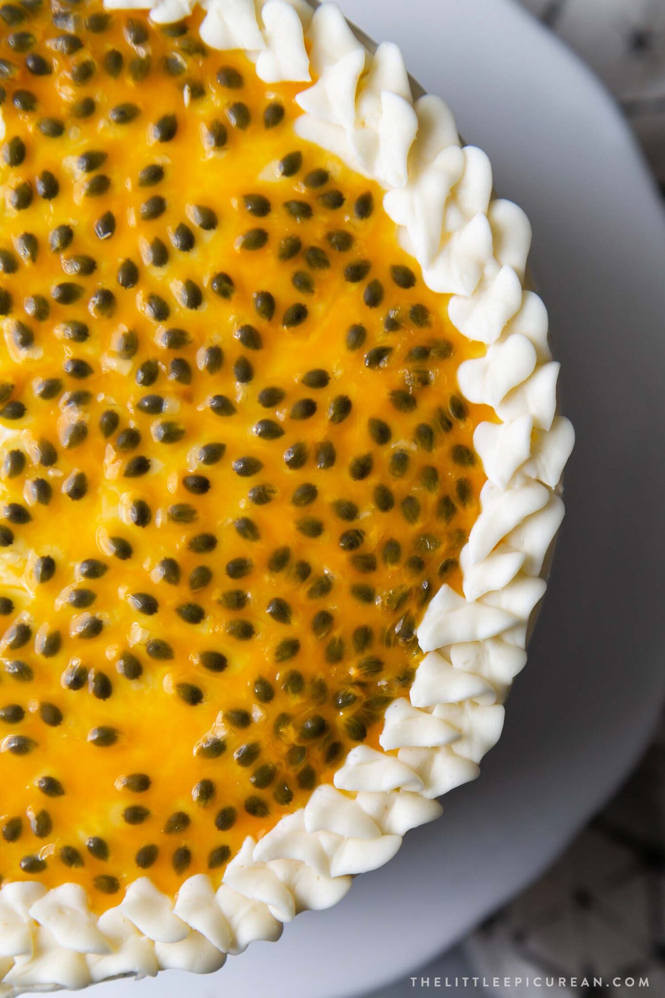 Passion Fruit Cake The Little Epicurean