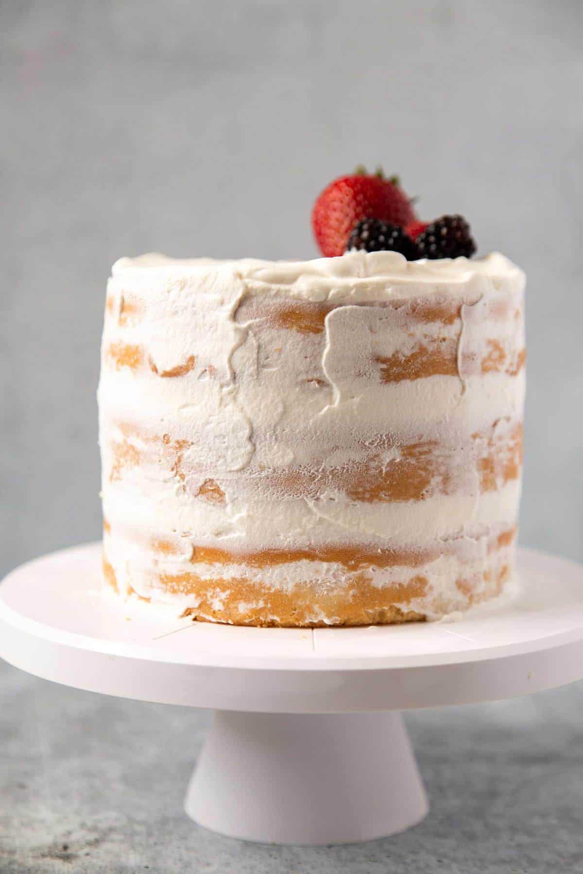 Coconut Cake Whipped Cream Frosting The Little Epicurean