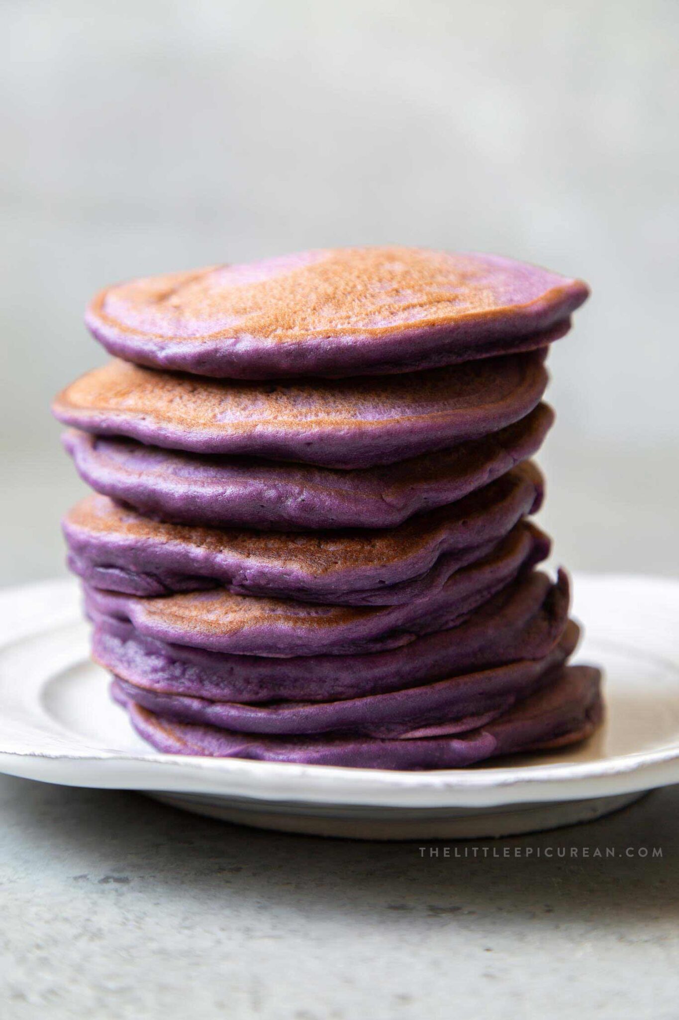 Ube Pancakes The Little Epicurean