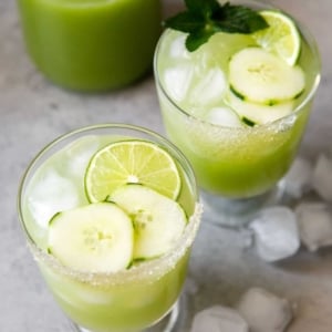 Fresh cucumber margarita