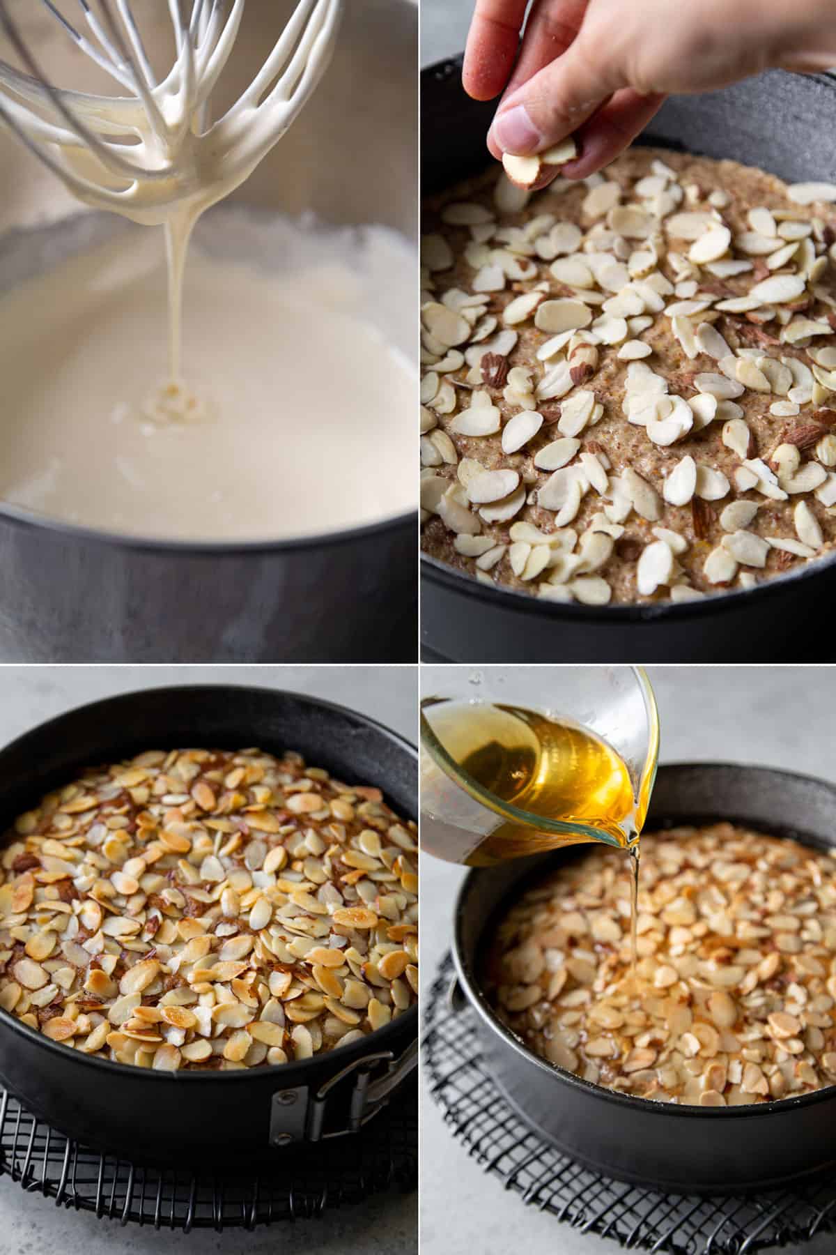 step by step how to make orange almond cake recipe