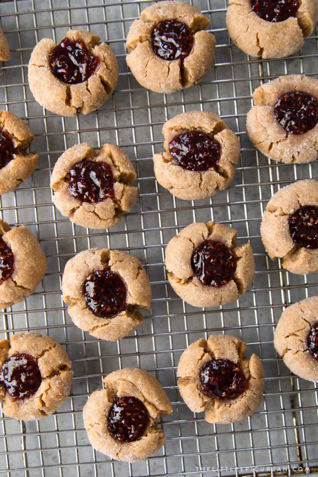 Peanut Butter Thumbprint Cookies The Little Epicurean