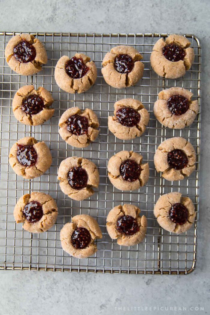 Peanut Butter Thumbprint Cookies The Little Epicurean