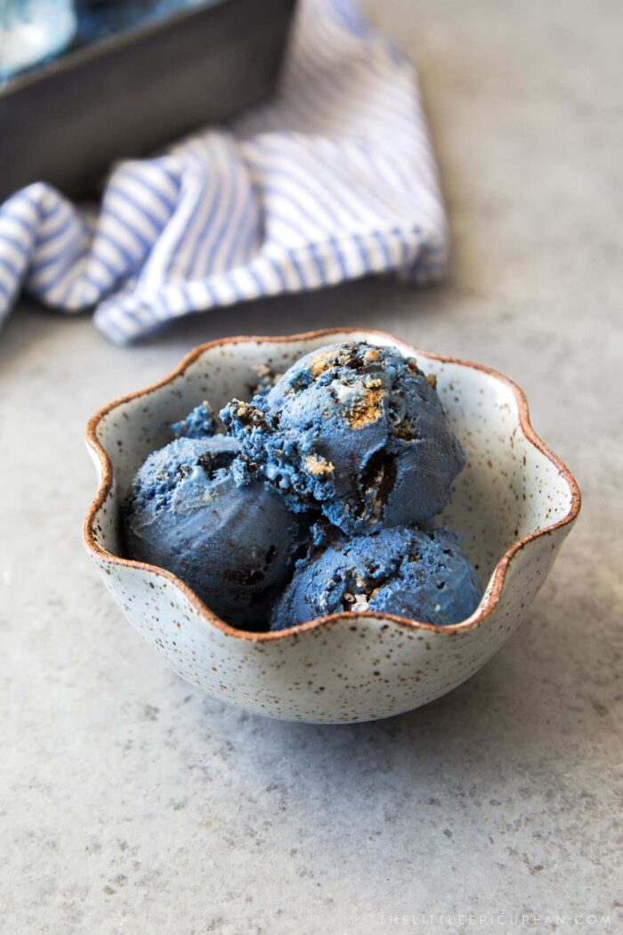 Cookie Monster Ice Cream - The Little Epicurean