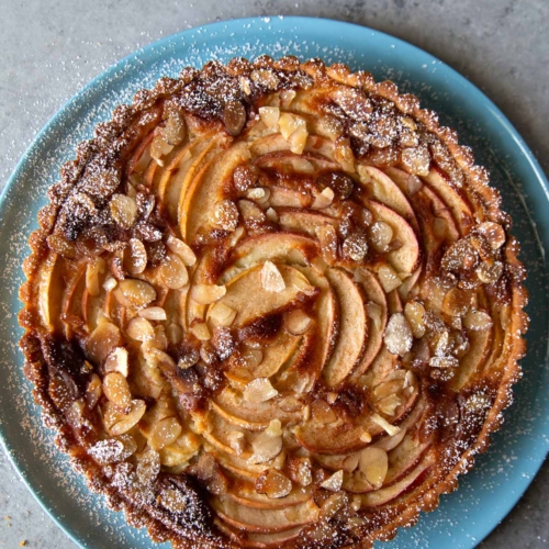 Apple Frangipane Tart with Pâte Sucrée Crust - The Little Epicurean
